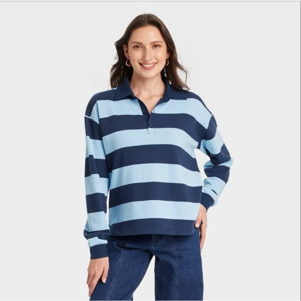 Last Chance Sale! Low Prices 💥 Universal Thread Blue Polo Jersey